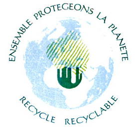 ENSEMBLE PROTEGEONS LA PLANETE RECYCLE RECYCLABLE