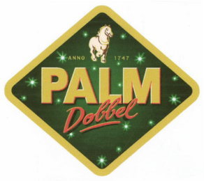 PALM DOBBEL ANNO 1747