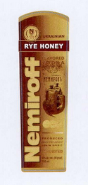 NEMIROFF UKRAINIAN RYE HONEY FLAVORED VODKA N UKRAINIAN