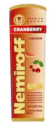 NEMIROFF CRANBERRY PREMIUM BRAND FLAVORED VODKA