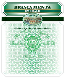 BRANCA MENTA EMERALD MILANO FRATELLI BRANCA
