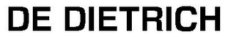 DE DIETRICH