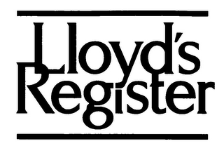 LLOYD'S REGISTER