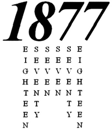 1877 EIGHTEEN SEVENTY SEVEN