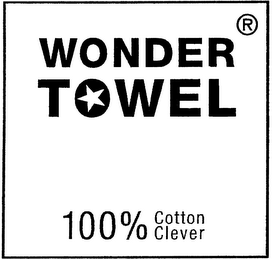 WONDER TOWEL 100% COTTON CLEVER