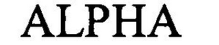 ALPHA
