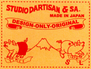 STUDIO DARTISAN & SA. MADE IN JAPAN DESIGN-ONLY-ORIGINAL SINCE 1979 SL