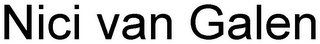 NICI VAN GALEN