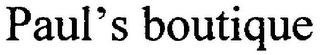 PAUL'S BOUTIQUE