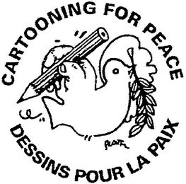 CARTOONING FOR PEACE DESSINS POUR LA PAIX PLANTU