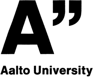 A" AALTO UNIVERSITY