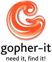 GOPHER-IT NEED IT, FIND IT!