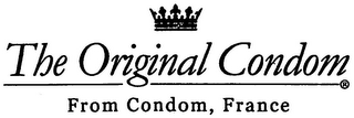 THE ORIGINAL CONDOM FROM CONDOM, FRANCE