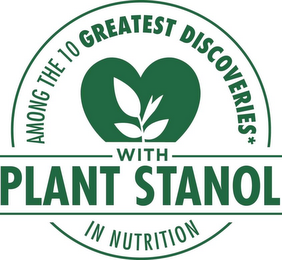 AMONG THE 10 GREATEST DISCOVERIES IN NUTRITION WITH PLANT STANOL