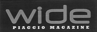 WIDE PIAGGIO MAGAZINE
