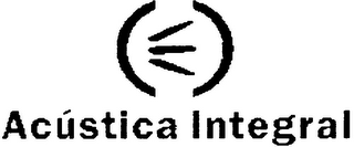 ACÚSTICA INTEGRAL