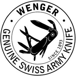 WENGER GENUINE SWISS ARMY KNIFE SINCE 1893