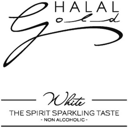 HALAL GOLD WHITE THE SPIRIT SPARKLING TASTE "NON ALCOHOLIC"