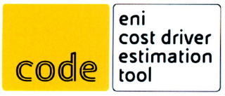 CODE ENI COST DRIVER ESTIMATION TOOL