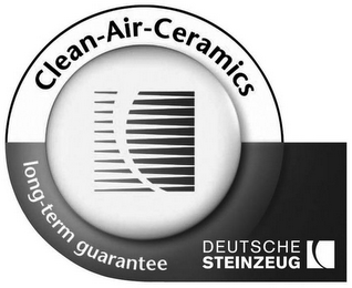 CLEAN-AIR-CERAMICS LONG-TERM GUARANTEE DEUTSCHE STEINZEUG