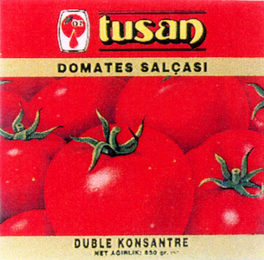 TUSAN DOMATES SALÇASI DUBLE KONSANTRE