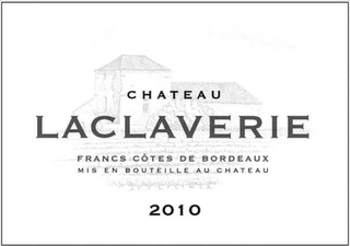 CHATEAU LACLAVERIE FRANCS CÔTES DE BORDEAUX 2010