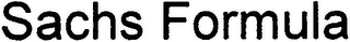 SACHS FORMULA