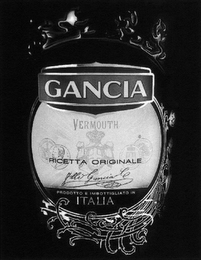 GANCIA VERMOUTH RICETTA ORIGINALE F.LLI GANCIA