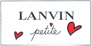 LANVIN PETITE