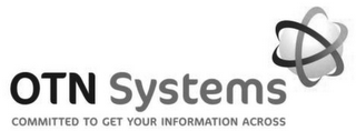 OTN SYSTEMS COMMITTED TO GET YOUR INFORMATION ACROSS