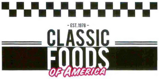 EST.1978 CLASSIC FOODS OF AMERICA