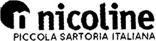 N NICOLINE PICCOLA SARTORIA ITALIANA