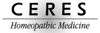 CERES HOMEOPATHIC MEDICINE