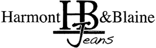 HB HARMONT & BLAINE JEANS