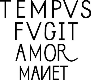 TEMPUS FUGIT AMOR MANET