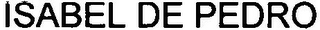 ISABEL DE PEDRO