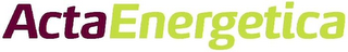 ACTA ENERGETICA