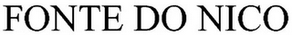 FONTE DO NICO