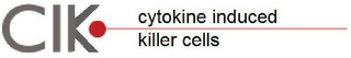 CIK CYTOKINE INDUCED KILLER CELLS