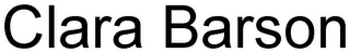 CLARA BARSON