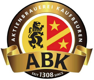 ABK AKTIENBRAUEREI KAUFBEUREN SEIT SINCE 1308