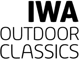 IWA OUTDOOR CLASSICS