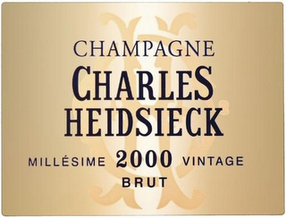 CHAMPAGNE CHARLES HEIDSIECK MILLÉSIME 2000 VINTAGE BRUT