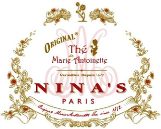 M ORIGINAL THE DE MARIE-ANTOINETTE VERSAILLES DEPUIS 1672 NINA'S PARIS ORIGINAL MARIE-ANTOINETTE TEA SINCE 1672