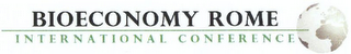 BIOECONOMY ROME INTERNATIONAL CONFERENCE