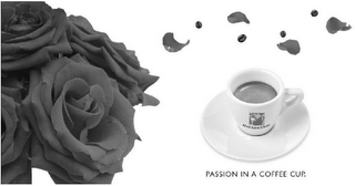 HAUSBRANDT PASSION IN A COFFEE CUP.