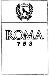 ROMA 753 IN TABACCO VERITAS DCCLIII