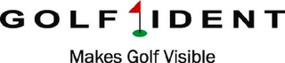 GOLFIDENT MAKES GOLF VISIBLE