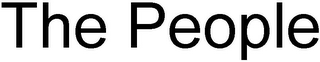 THE PEOPLE