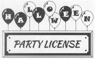 HALLOWEEN PARTY LICENSE